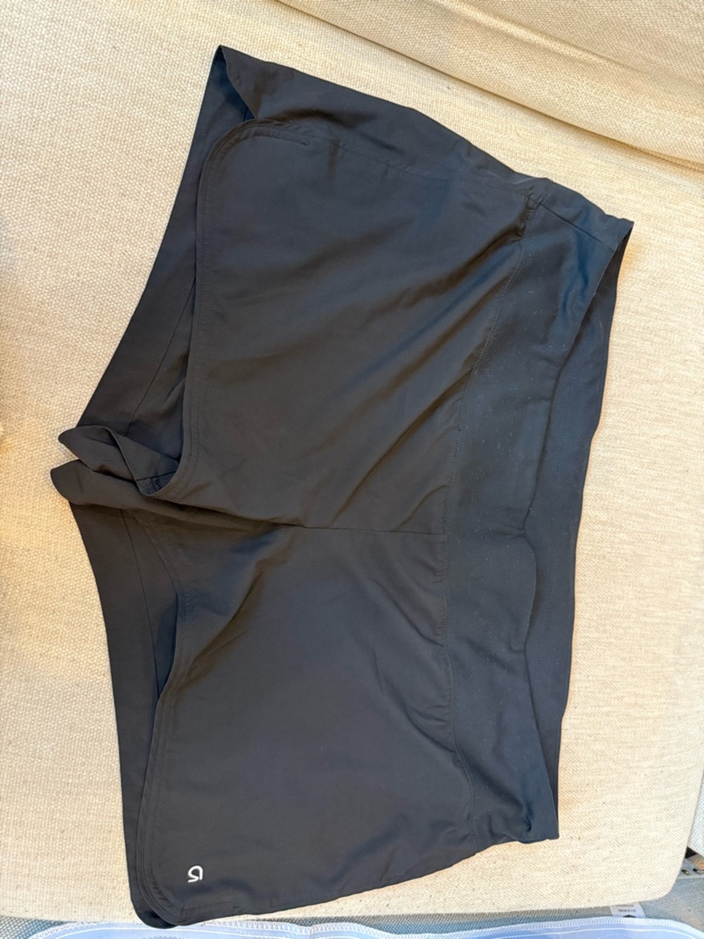 Black Maternity Athletic Shorts